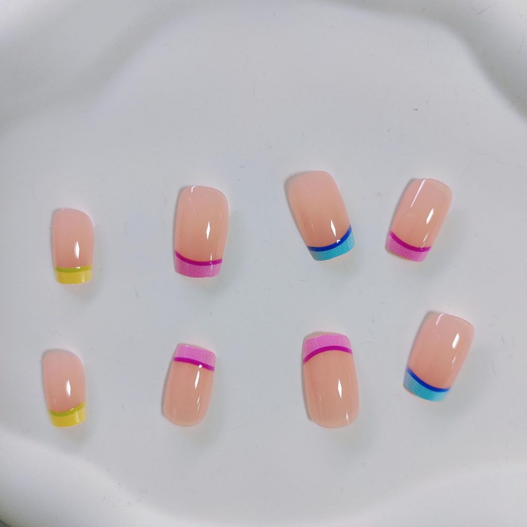 Colored French Tips